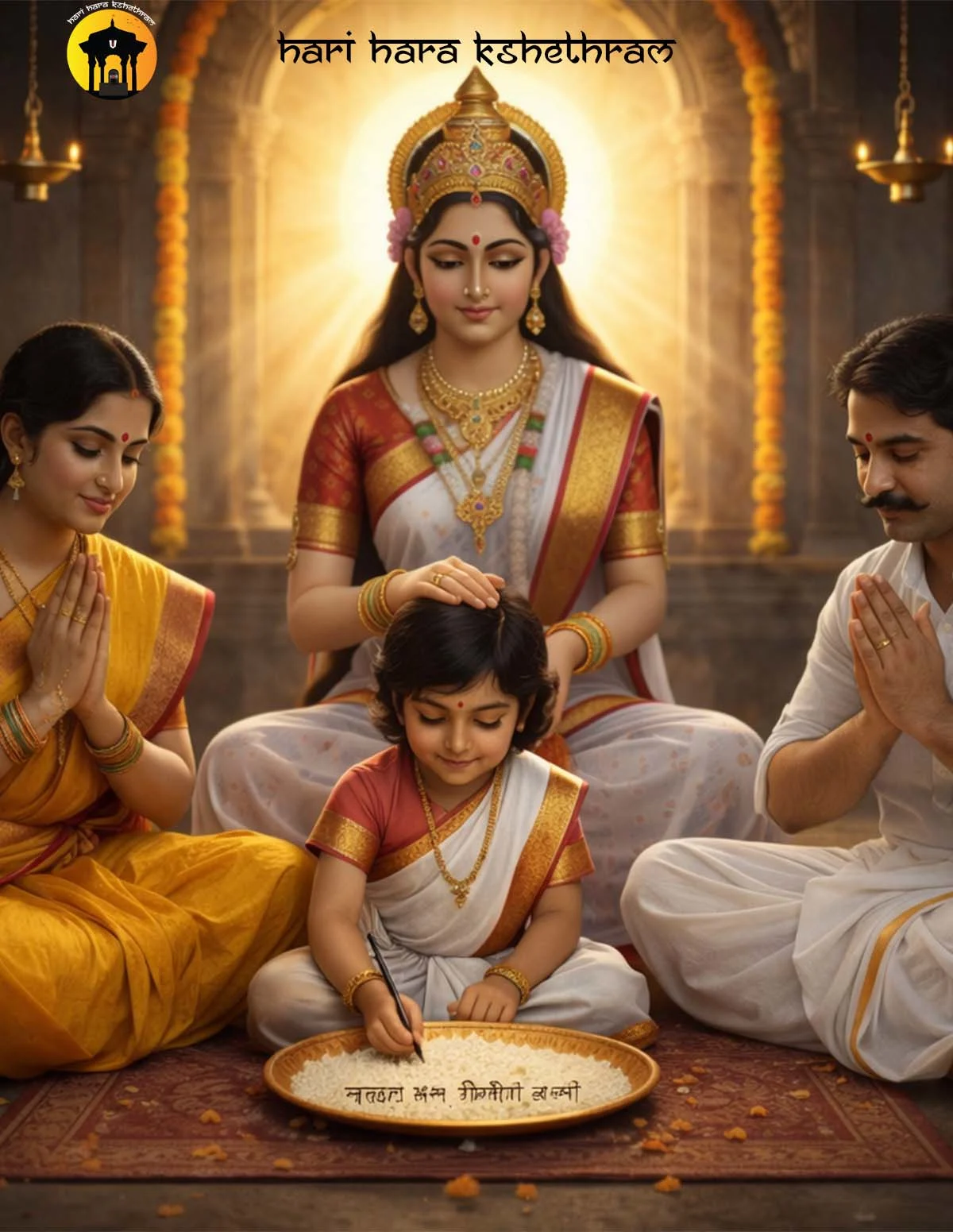 Aksharabyasam Ceremony