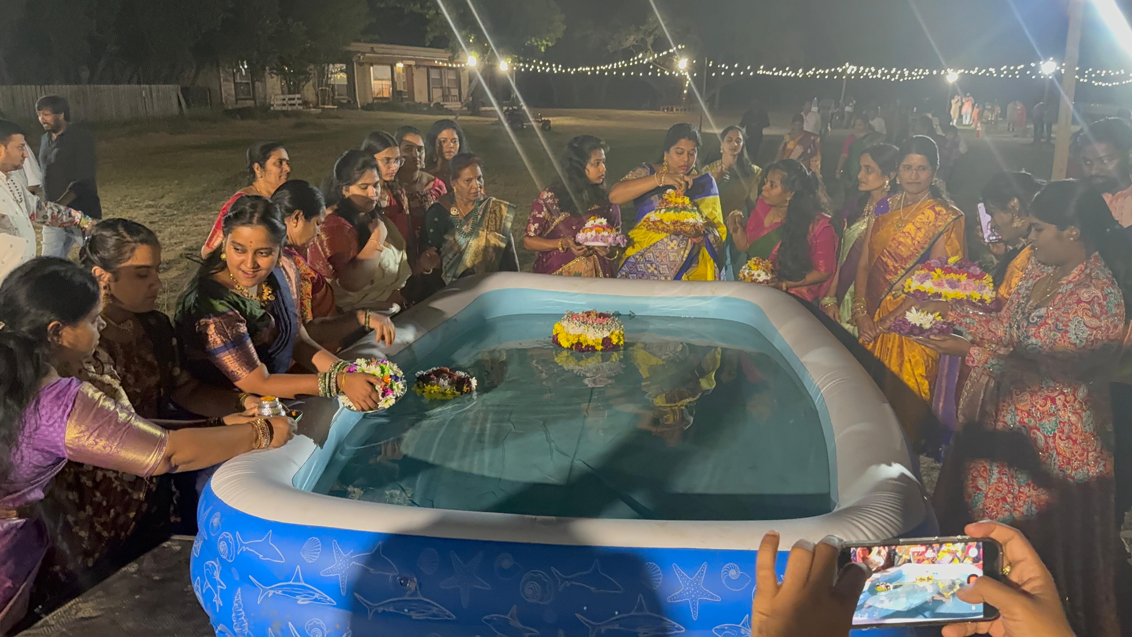 Tradition came alive in colors and prayers during Bathukamma celebrations at Hari Hara Kshethram. 💮