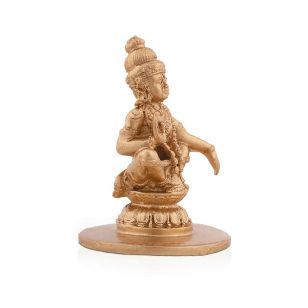 Ayyappan Statue With Arch - 6 Inches - Image 2