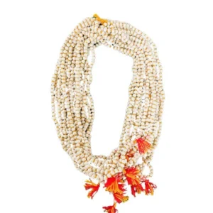 White Beads Tulsi Japa Mala