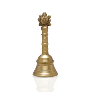 Brass Hand Bell - 5.25 x 2.25 Inches